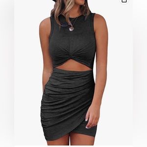 Acelitt Women's 2023 Summer Sleeveless Tank Dresses Cut Out